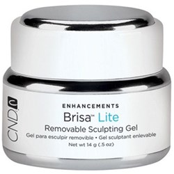 CND BRISA LITE Removable smoothing gel - pure white opaque